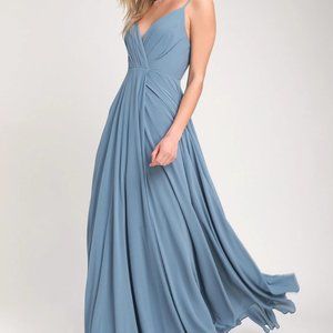 Slate Blue Maxi Dress
